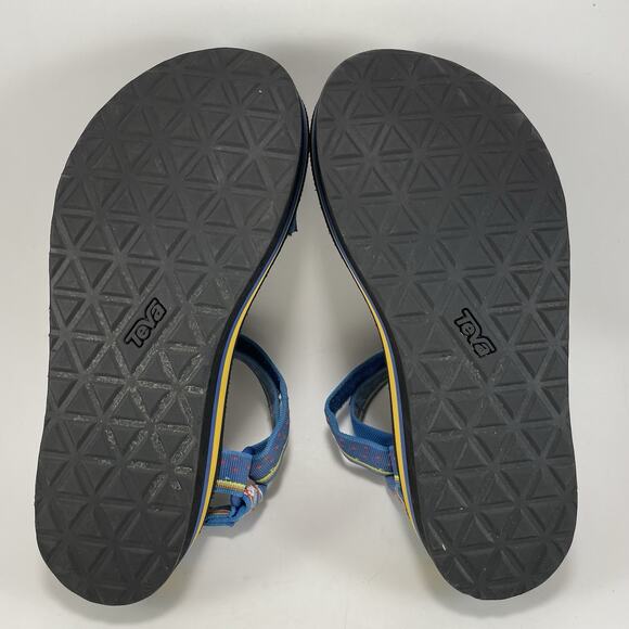 Teva Flatform Universal Sandals Womens Size 8.5/40 Blue Unicorn Platform Strappy - Picture 7 of 9